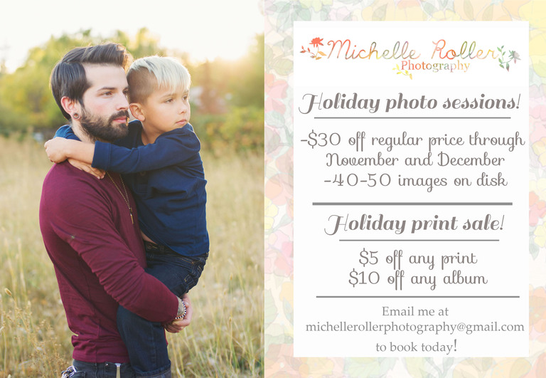 Michelle roller photography discounted holiday sessions