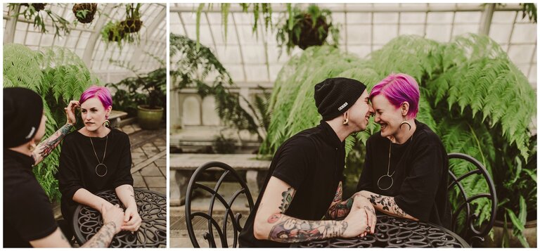 conservatory of flowers sf engagement session
