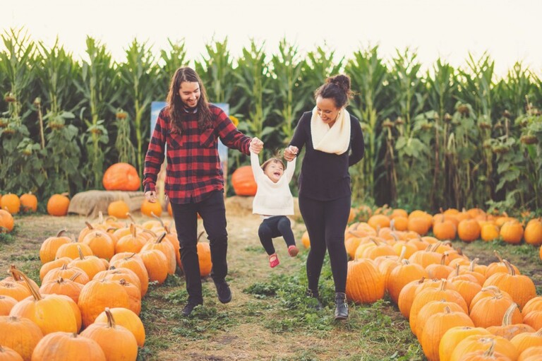 pumpkin patch family photos