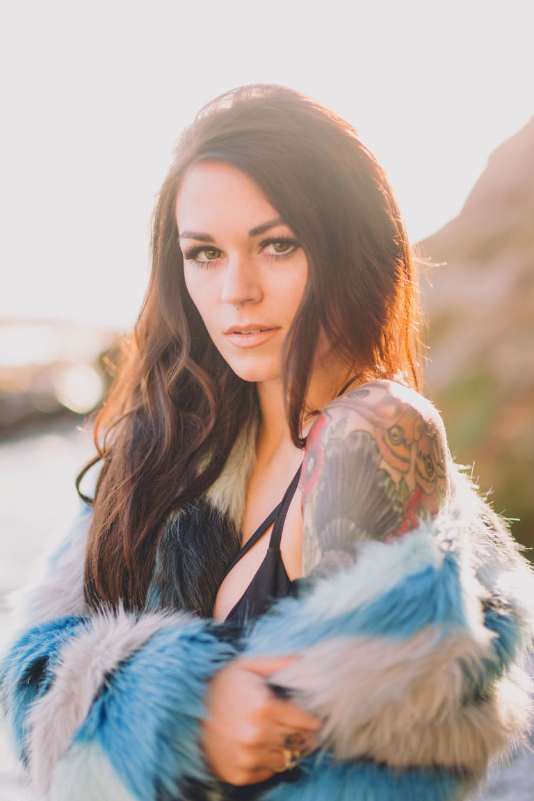 shell beach portraits