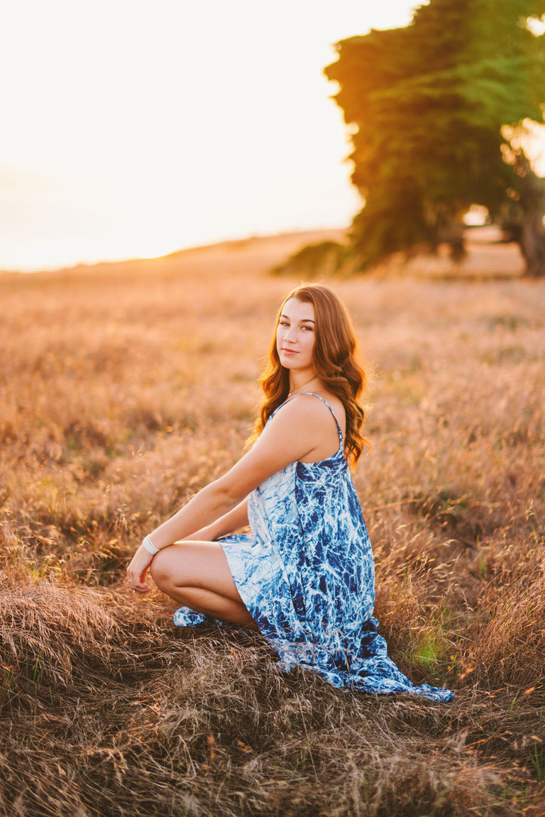 cambria california senior portraits