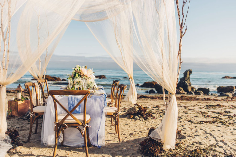 windswept beach wedding in san luis obispo