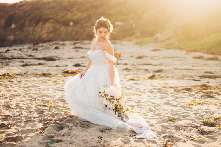 windswept beach wedding in san luis obispo