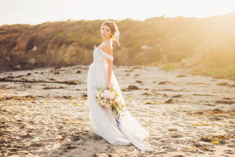 California beach wedding