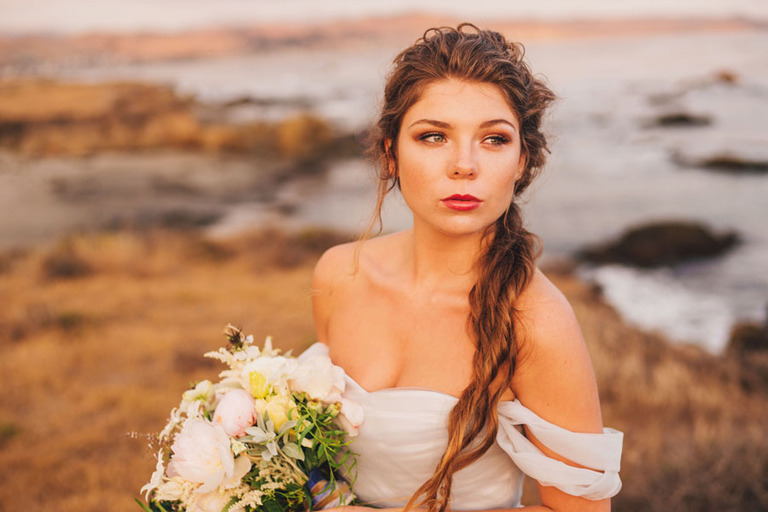 windswept beach wedding in san luis obispo