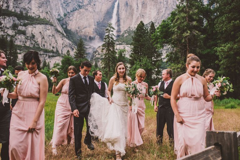 Yosemite national park wedding