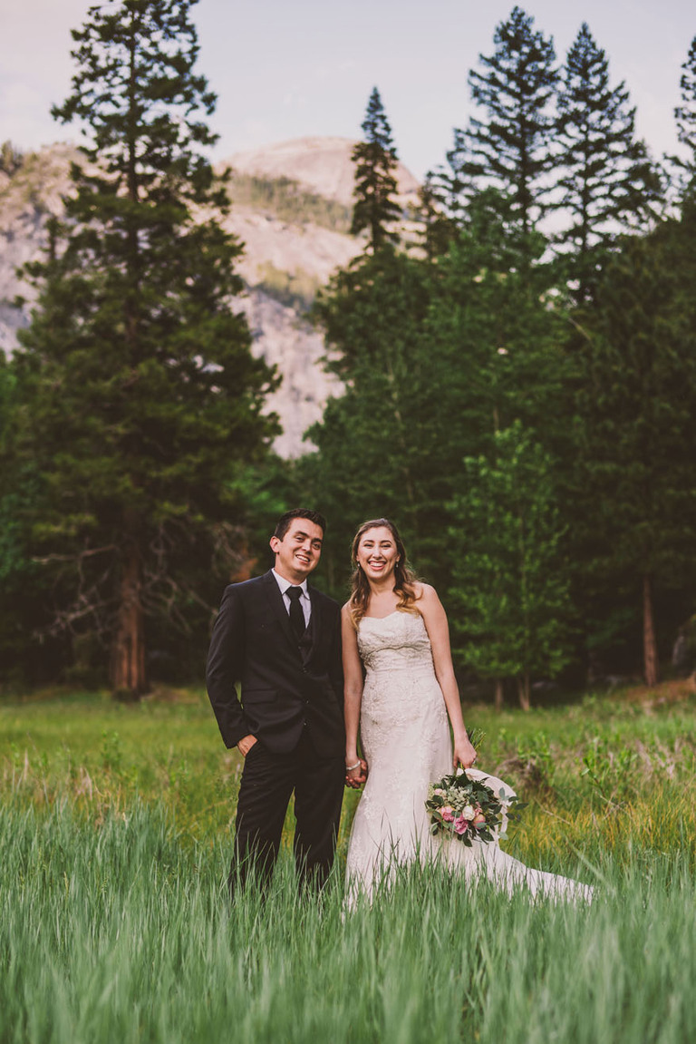 Yosemite national park elopement