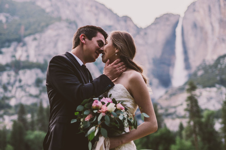 Yosemite national park wedding