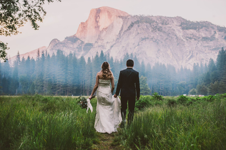 Yosemite valley elopement