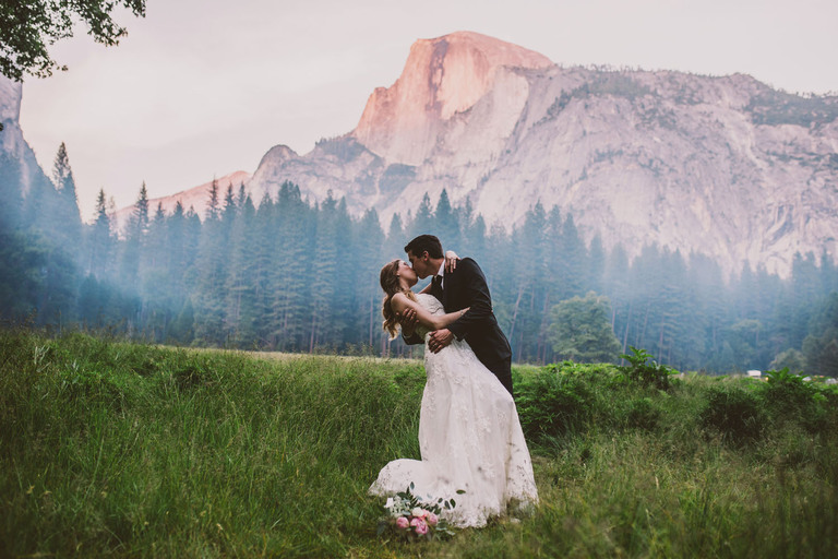 Yosemite national park elopement