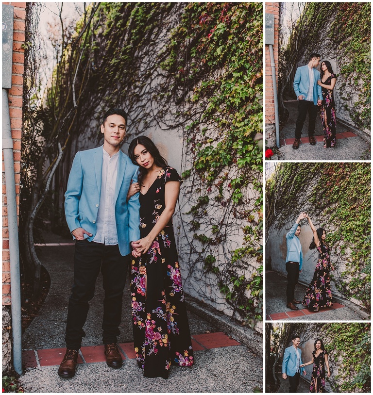 avila beach engagement session