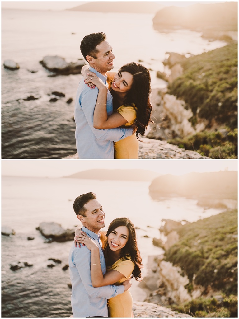 avila beach engagement session