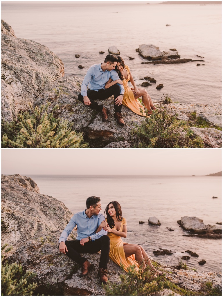 avila beach engagement session