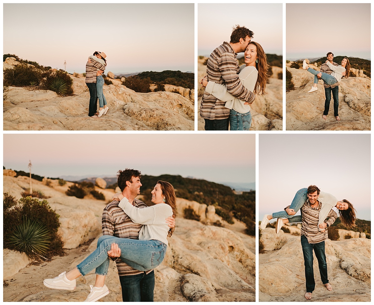 lizards mouth engagement session