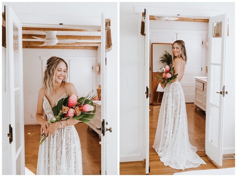 tropical San clemente wedding