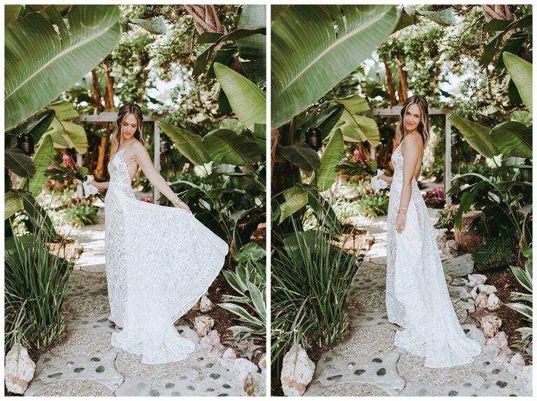 tropical santa Barbara wedding