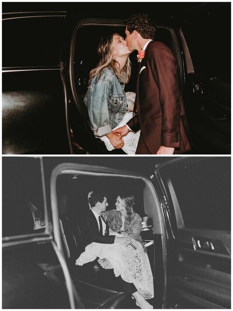 tropical San clemente backyard wedding