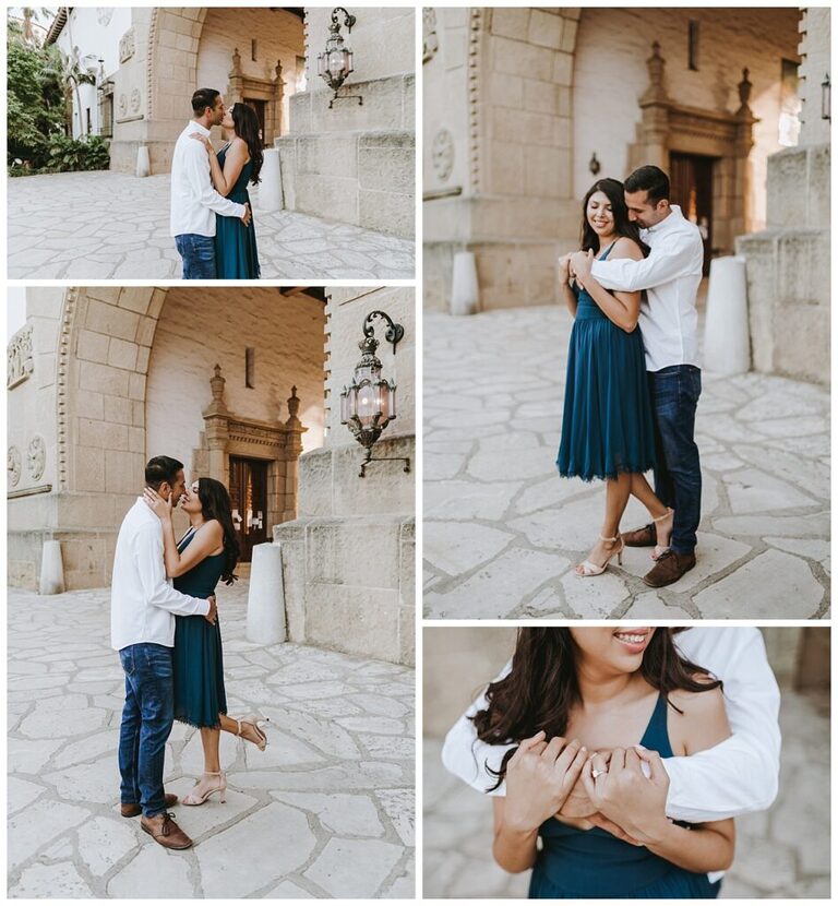 downtown santa barbara engagement session