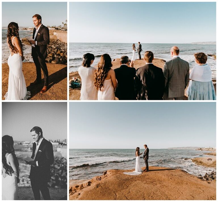 sunset cliffs San Diego elopement