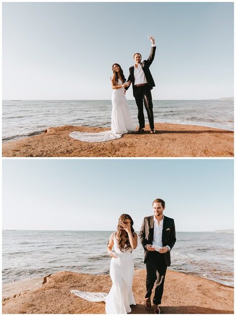 sunset cliffs San Diego elopement