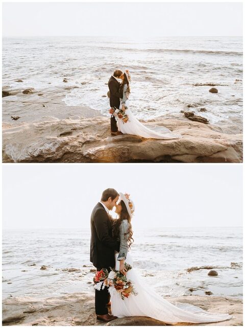 sunset cliffs San Diego elopement
