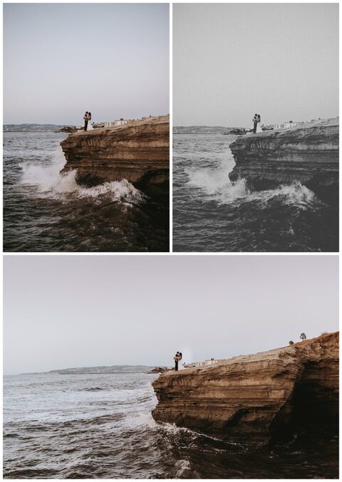 sunset cliffs San Diego elopement