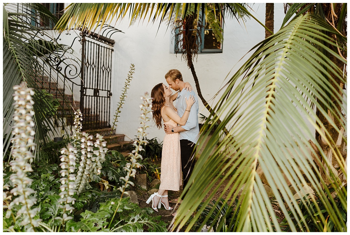 santa barbara engagement session