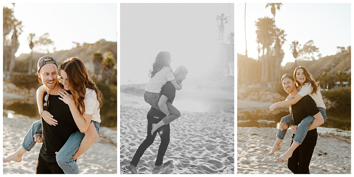 hendrys beach engagement session