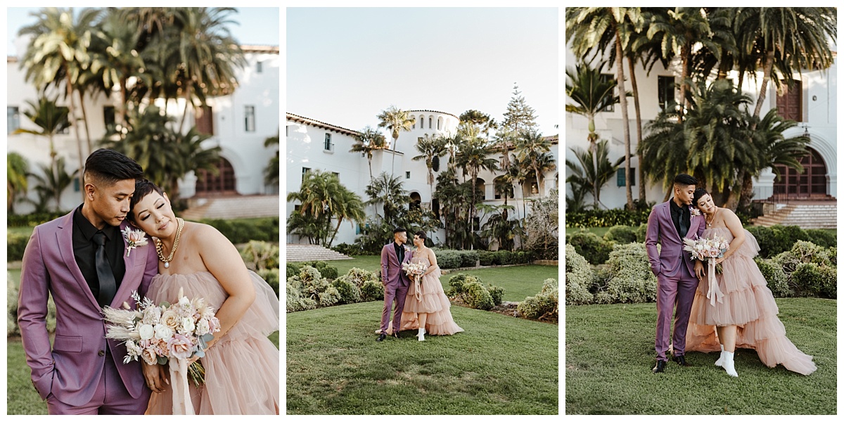 Santa Barbara courthouse elopement