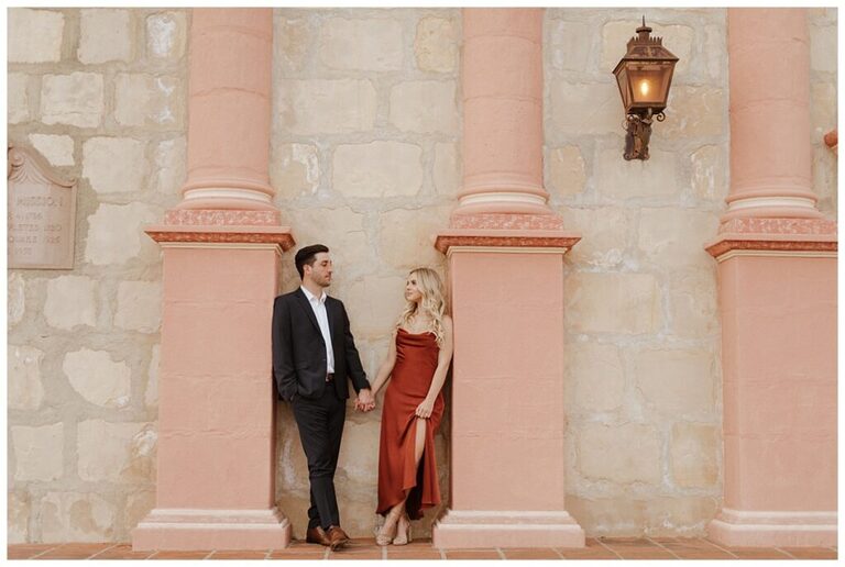 butterfly beach engagement photos