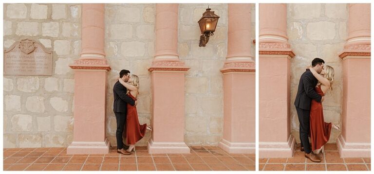 butterfly beach engagement photos