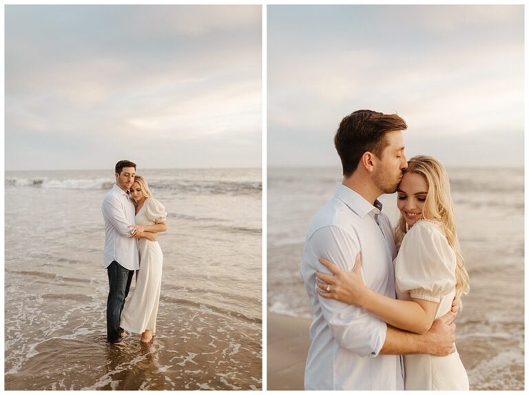 butterfly beach engagement photos