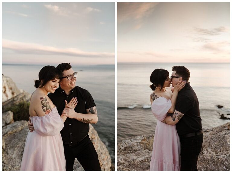 pirates cove avila beach engagement session