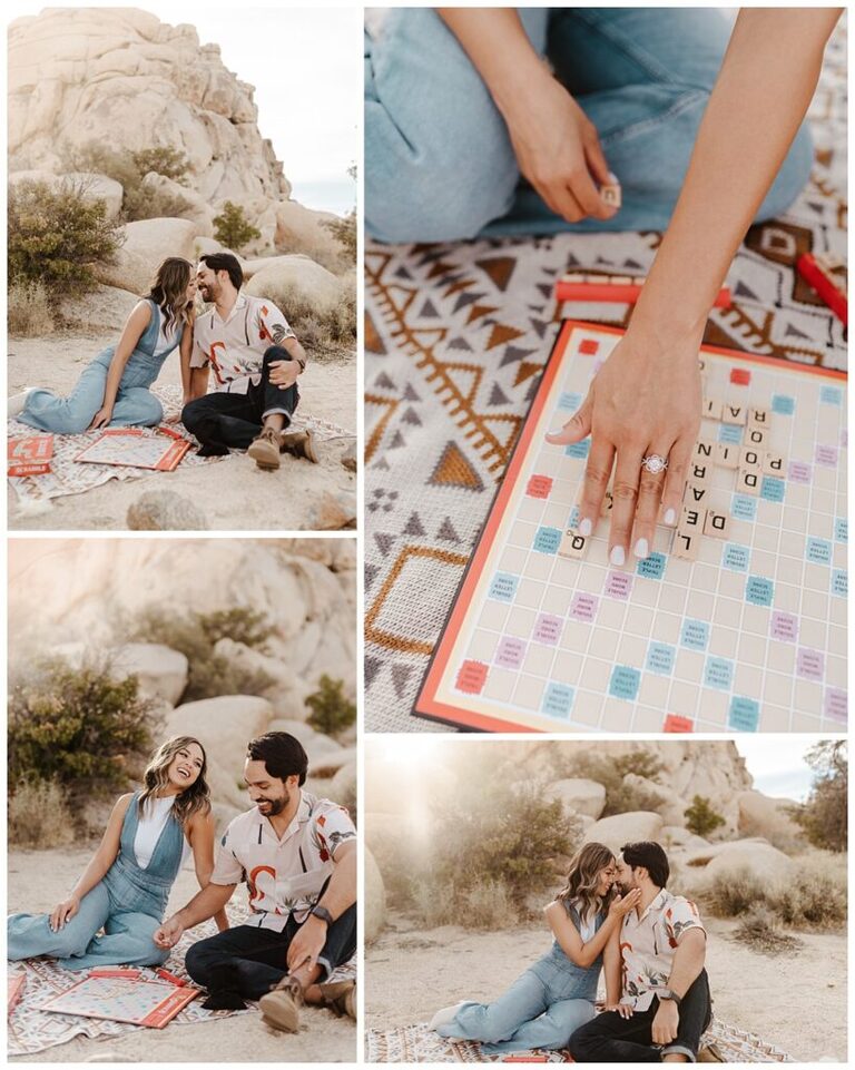 Joshua tree engagement session