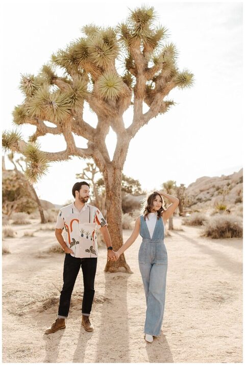 Joshua tree engagement photographer