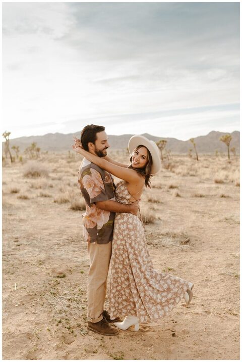 Joshua tree engagement photographer