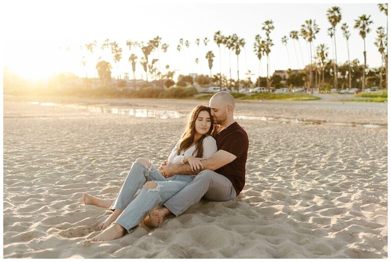 santa barbara courthouse engagement photographer